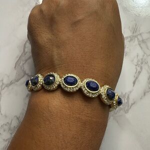 Karen Kane Blue and Gold Bracelet